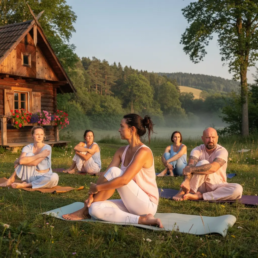 Kobieta przygotowująca smoothie z owoców i warzyw, promująca zdrowe odżywianie.